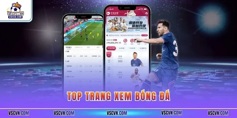 Top trang xem bóng đá