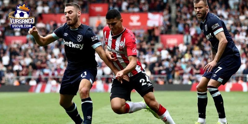 Tương quan sức mạnh của Southampton vs West Ham